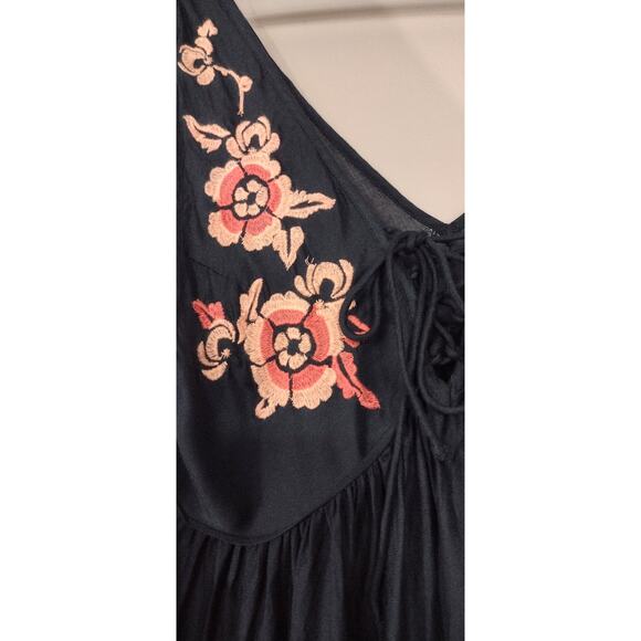 Intimately Free People Aida Embroidered Slip Modal soft Tank Top Slip Dress XS - Picture 7 of 15